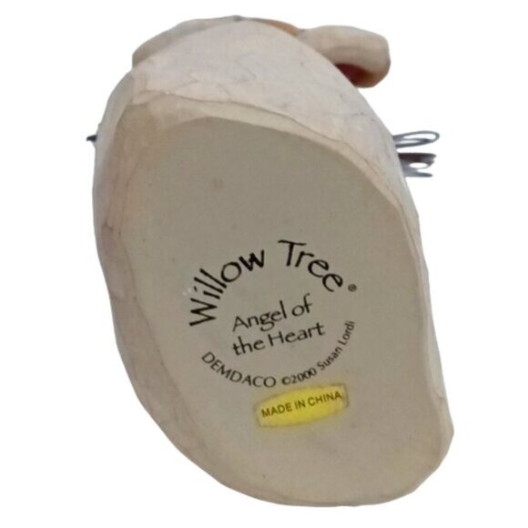 Vintage Willow Tree 2000 Demdaco Susan Lordi Large Figurine "Angel of the Heart" - Picture 6 of 7